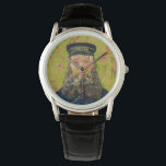Reloj De Pulsera Van Gogh Postman. Arte de impresionismo vertical<br><div class="desc">Van Gogh "The Postman (Joseph Roulin)" observa.</div>