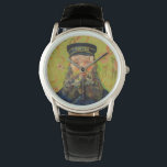 Reloj De Pulsera Van Gogh Postman. Arte de impresionismo vertical<br><div class="desc">Van Gogh "The Postman (Joseph Roulin)" observa.</div>