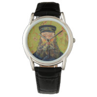 Van Gogh Postman. Arte de impresionismo vertical