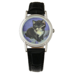 Reloj De Pulsera Van Gogh Tuxedo Kitten