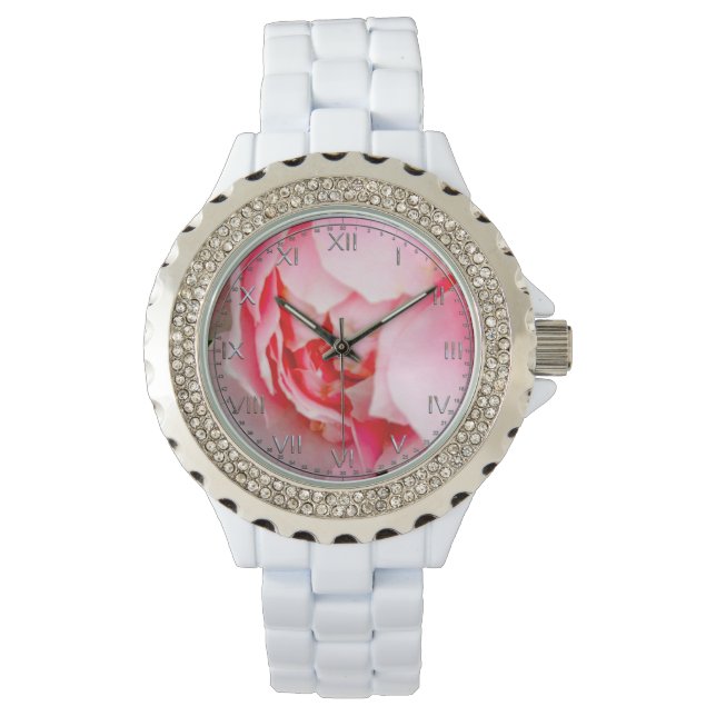 Reloj De Pulsera Vanmoure Petal Rosa Elegante (Anverso)