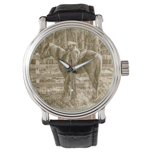 Reloj De Pulsera Vaquero de Alberta (Anverso)
