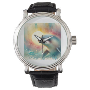Reloj De Pulsera Vaquita marina 130624AREF112 - Watercolor