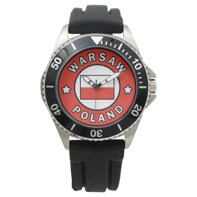 Reloj De Pulsera Varsovia Polonia (Anverso)