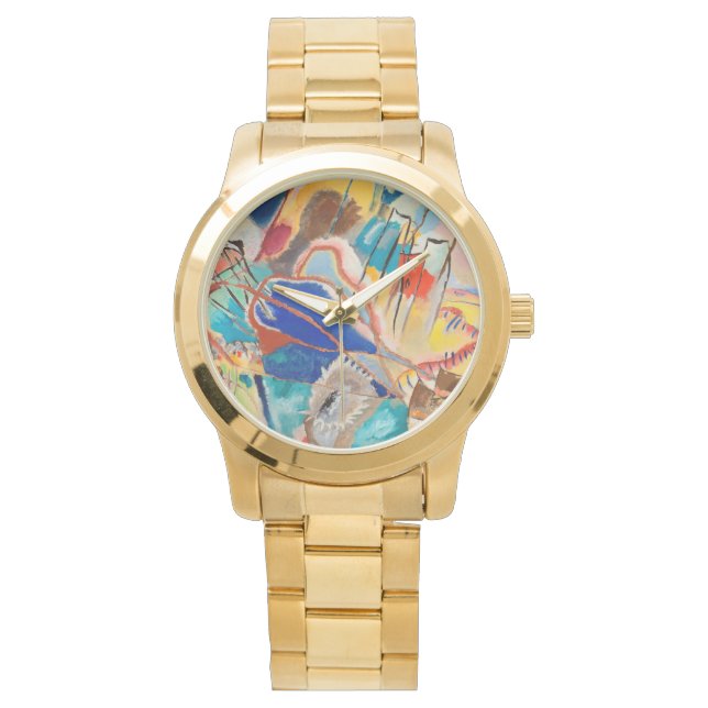 Reloj De Pulsera Vasily Kandinsky improvisación (Anverso)