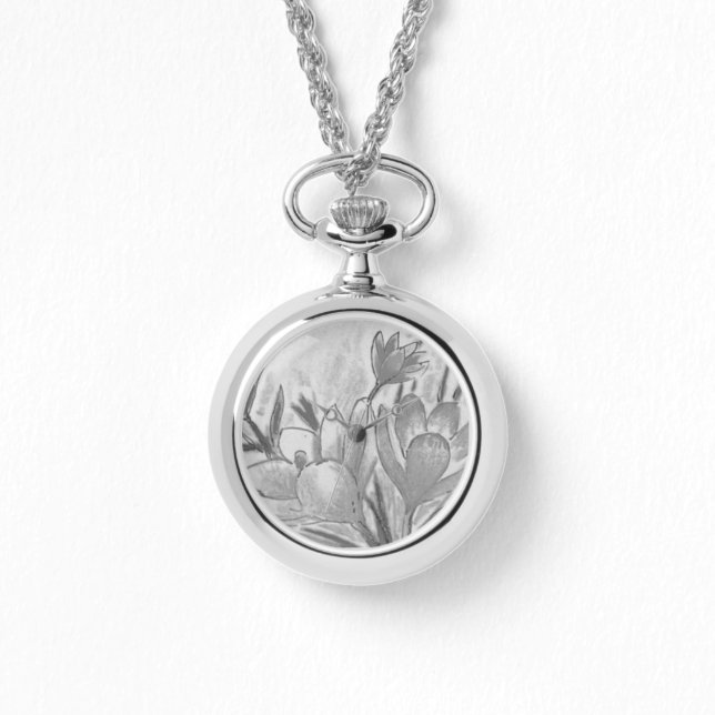 Reloj De Pulsera Vean el DISEÑO DE ESTILO DE ARTE DE LAS MUJERES (Anverso)