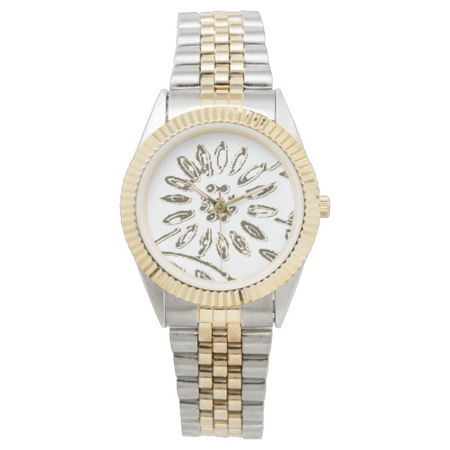Reloj De Pulsera Vean el ESTILO DE DISEÑO DE ARTE DE LAS MUJERES (Anverso)