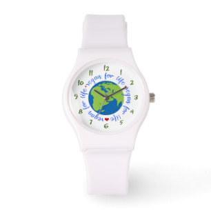 Reloj De Pulsera Vegano para la vida