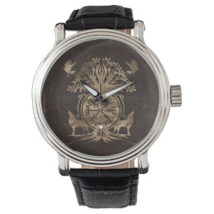 Reloj De Pulsera Vegvisir - Ornamento de brújula viking