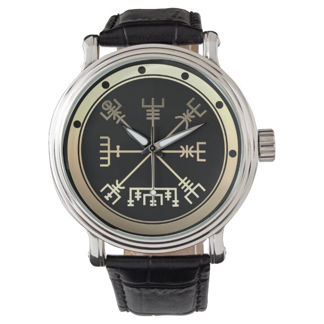 Reloj De Pulsera Vegvisir Viking Compass (Anverso)