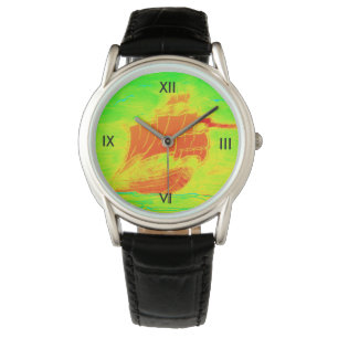 Reloj De Pulsera velero fluorescente