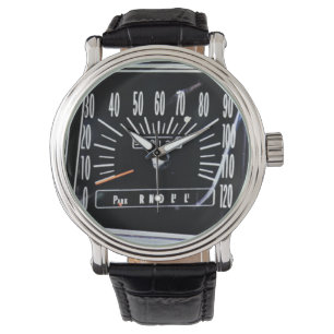 Reloj De Pulsera Velocímetro de automóvil clásico de 1968
