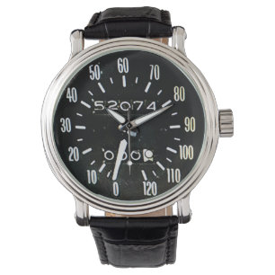 Reloj De Pulsera Velocímetro de automóvil clásico de principios de 