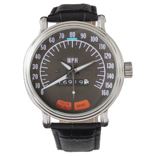 Reloj De Pulsera Velocímetro de automóvil deportivo clásico de prin