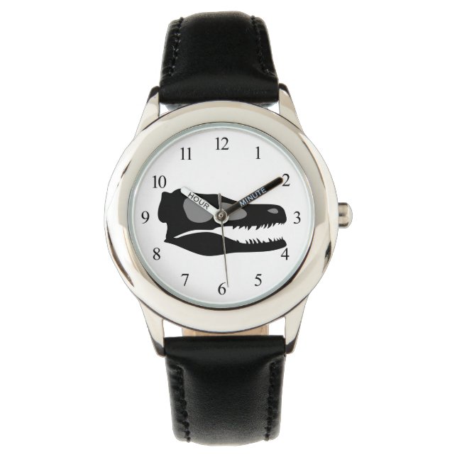Reloj De Pulsera Velociraptor Skull (Anverso)
