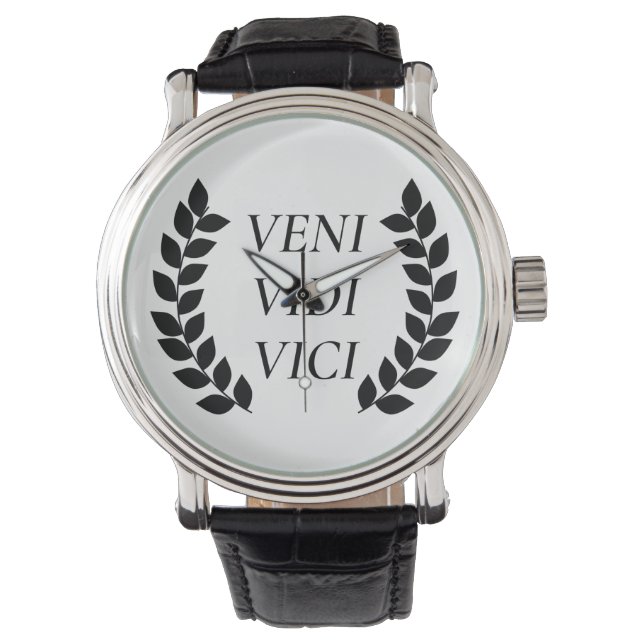 Reloj De Pulsera Veni Vidi Vici (Anverso)