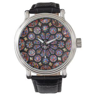 Reloj De Pulsera Ventana Rosa de Chartres