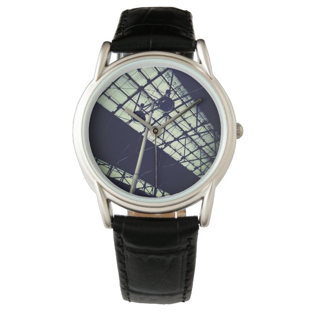 Reloj De Pulsera Ventanas en la estación. (Anverso)