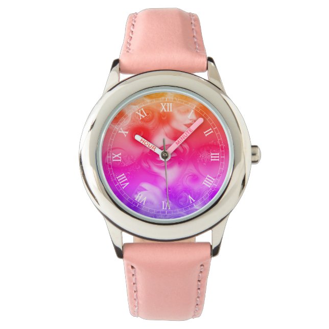 Reloj De Pulsera "Venus with Creation", Bezel con Red Hearts Watch (Anverso)