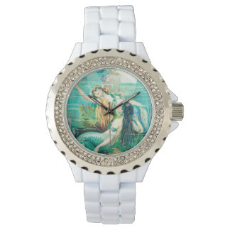 Reloj De Pulsera Ver con Diamantes de imitación y marcación de Sire