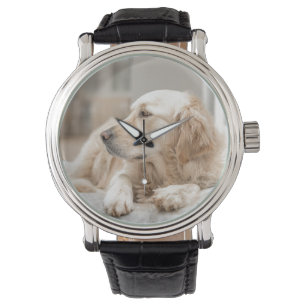 Reloj De Pulsera Ver con imagen de Golden Retriever