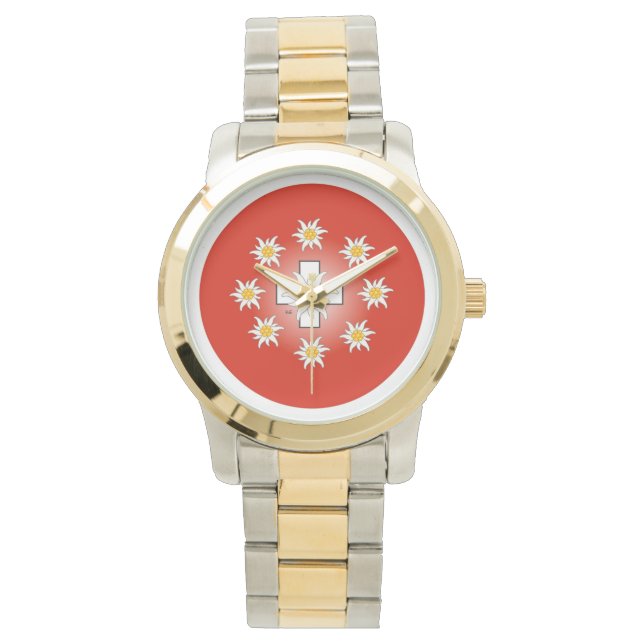 Reloj De Pulsera Ver con Swiss Design Schweiz Suisse Suiza (Anverso)