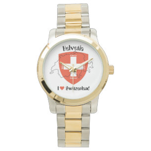 Reloj De Pulsera Ver con Swiss Design Schweiz Suisse Suiza