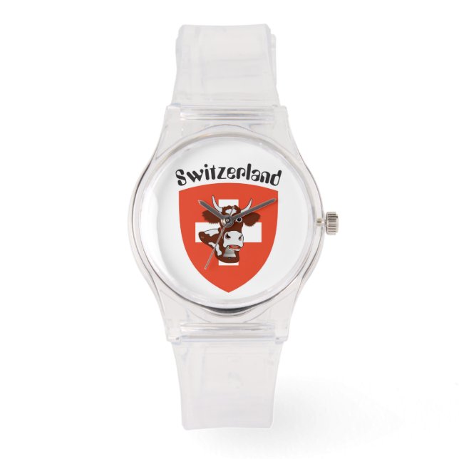 Reloj De Pulsera Ver con Swiss Design Schweiz Suisse Suiza (Anverso)