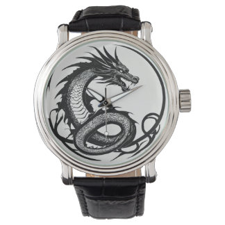 Reloj De Pulsera Ver el diseño de dragones.