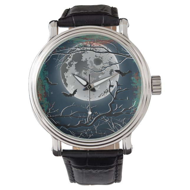 Reloj De Pulsera Ver Feliz Halloween (Anverso)