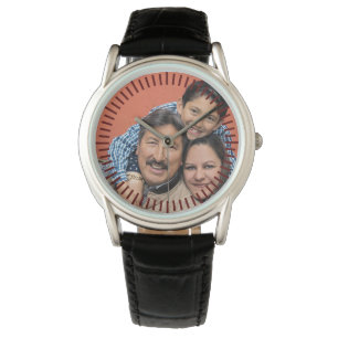Reloj De Pulsera Ver FOTO personalizada Hombres Mantener fotos fami