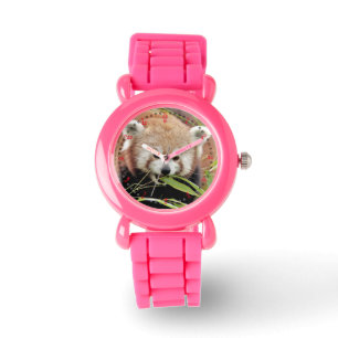 Reloj De Pulsera Ver panda rojo foto. Panda roux.