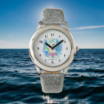 Reloj De Pulsera verano lindo unicornio agregar nombre chica niño<br><div class="desc">verano lindo unicornio agregar nombre chica niño Watch</div>