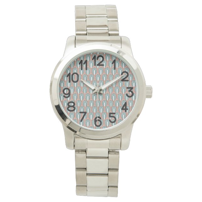 Reloj De Pulsera Verde azulado y cobre (Anverso)