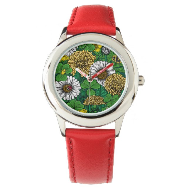 Reloj De Pulsera Verde primavera (Anverso)
