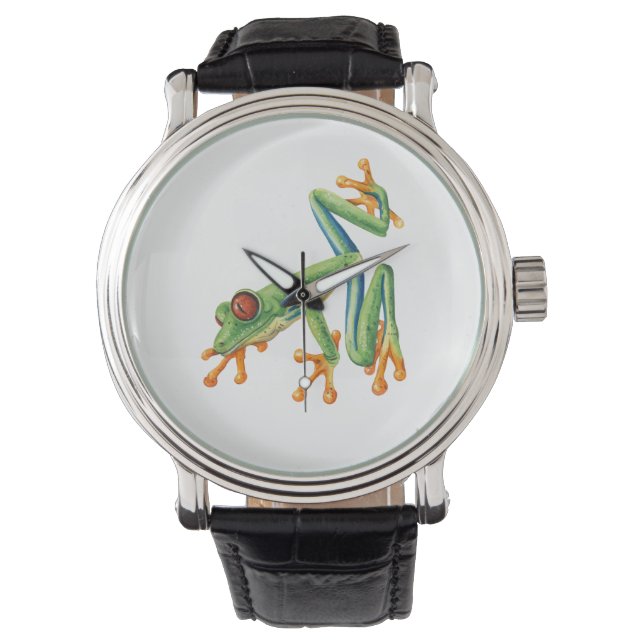 Reloj De Pulsera Verde Rana (Anverso)