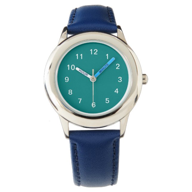 Reloj De Pulsera Verde verde azulado (Anverso)