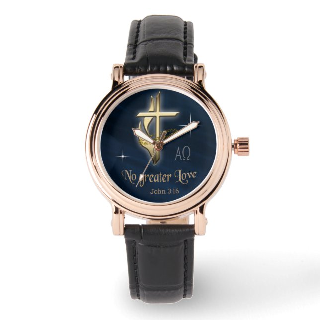 Reloj De Pulsera Versículo de la Biblia (Anverso)