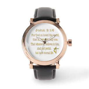 Reloj De Pulsera Verso de la Biblia