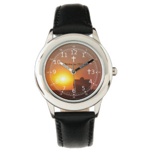 Reloj De Pulsera Verso de la Biblia Cristiana inspiradora