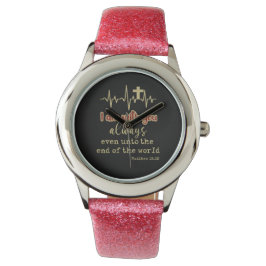 Reloj De Pulsera Verso de la Biblia inspiradora