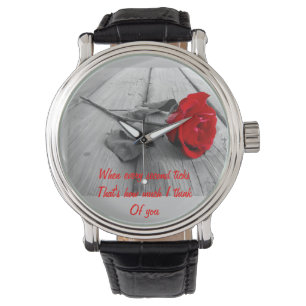 Reloj De Pulsera Verso romántico