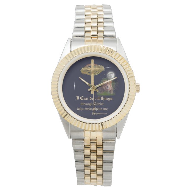 Reloj De Pulsera Versos de la Biblia (Anverso)