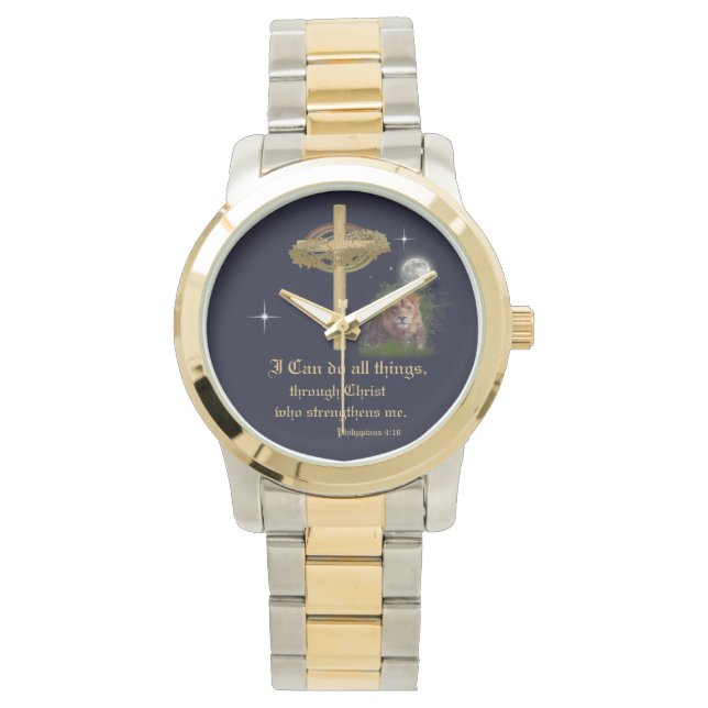 Reloj De Pulsera Versos de la Biblia (Anverso)