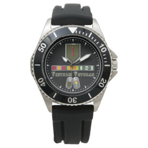 Reloj De Pulsera Veterano de la 1ª División de Infantería de Vietna