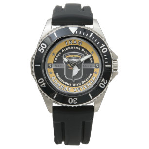 Reloj De Pulsera Veterano de la División Aerotransportada 101 en Ir