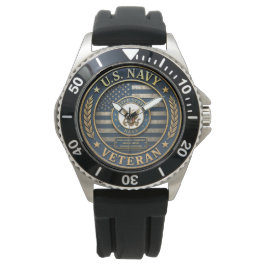 Reloj De Pulsera Veterano de la Marina de EE. UU.