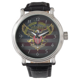Reloj De Pulsera Veterano de las Fuerzas Armadas de Estados Unidos,