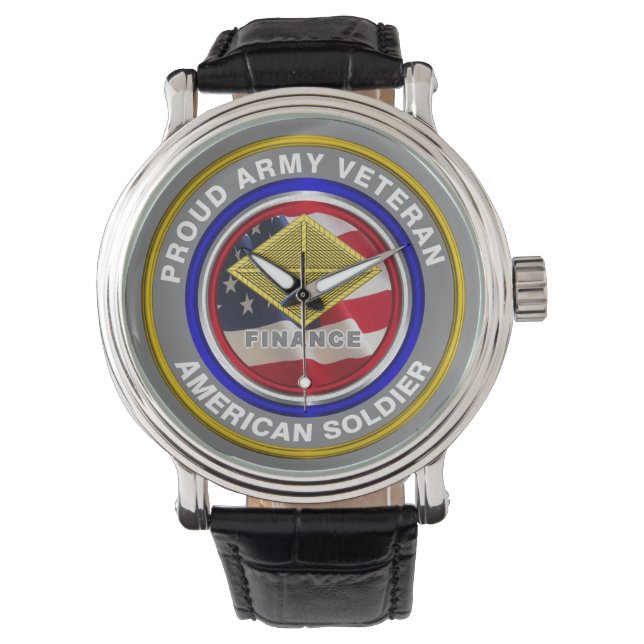 Reloj De Pulsera Veterano del Cuerpo de Finanzas (Anverso)