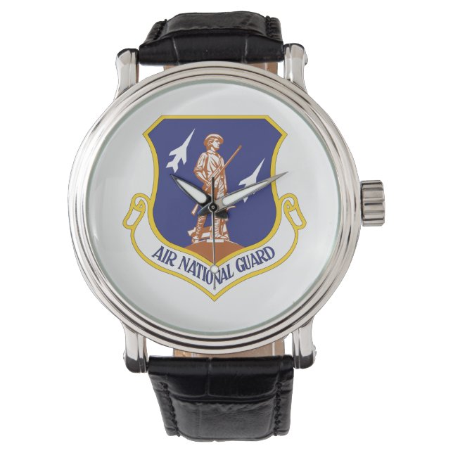 Reloj De Pulsera Veterano Militar de la Guardia Nacional Aérea (Anverso)